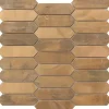 GoodHome Mosaïque cuivre 28,2x33cm Enaide- Mosaïque Pour Douche|Mosaïque Pour Wc