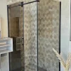 Ilcom Mosaïque Pour Pièce À Vivre|Mosaïque Pour Salle De Bains<Mosaïque de verre pressé antidérapant R11 pour salle de bain ou cuisine 43.5cm x 34.5cm - Taupe Stone Light Matt (0,15m²)