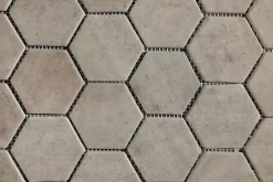 Ilcom Mosaïque Pour Pièce À Vivre|Mosaïque Pour Salle De Bains<Mosaïque de verre pressé antidérapant R11 pour salle de bain ou cuisine 43.5cm x 34.5cm - Taupe Stone Light Matt (0,15m²)