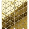 Ilcom Mosaïque Pour Pièce À Vivre|Mosaïque Pour Wc<Mosaïque de verre pour salle de bain ou cuisine 26.3 x 30.3 cm - Golden mirror