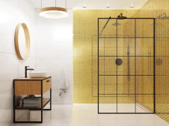 Ilcom Mosaïque Pour Pièce À Vivre|Mosaïque Pour Wc<Mosaïque de verre pour salle de bain ou cuisine 26.3 x 30.3 cm - Golden mirror