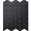 Ilcom Mosaïque de verre sur maille pour salle de bain ou cuisine Black Panther - 26.5cm x 30.5cm- Mosaïque Pour Wc