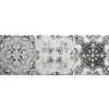 Casa Linéa MOSAÏQUE DECOR RENAISSANCE TRAVERTIN BLACK 1 PLAQUE 10 x 30 CM CASA LINEA- Travertin