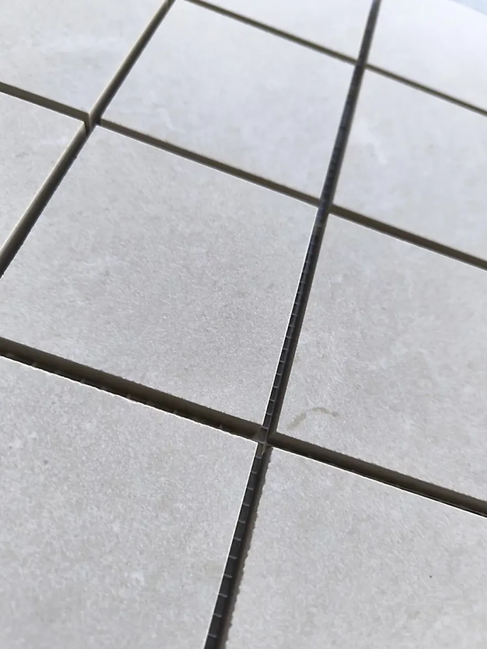 Prissmacer Mosaïque effet béton START LIGHT 7x7 - plaque de 30x30 cm - 1cm épaisseur- Mosaïque Pour Douche|Mosaïque Pour Salle De Bains