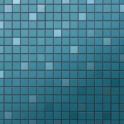 Ro'Ma Carrelage Mosaïque effet Enduit Bleu Océan 1,7x1,7 cm Quadra 30,5x30,5x0,85 cm Mat Calviro - Mur intérieur (vendu par carton de 0,558 m²) -- Mosaïque Pour Pièce À Vivre|Mosaïque Pour Wc