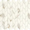 Ro'Ma Carrelage Mosaïque effet Marbre Blanc Calacatta Prima Nav 30,5x30,5x0,85 cm Silk Faventa - Mur intérieur (vendu par carton de 0,558 m²) - RO- Mosaïque Pour Pièce À Vivre|Mosaïque Pour Wc