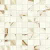 Ro'Ma Carrelage Mosaïque Pour Pièce À Vivre|Mosaïque Pour Wc<Mosaïque effet Marbre Blanc Calacatta Supreme 3,1x3,1 cm Quadra 30x30x0,9 cm Mat Faventa - Sol et mur intérieur (vendu par carton