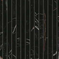Ro'Ma Carrelage Mosaïque effet Marbre Noir Scuro Riga 30,5x26x0,6 cm Brillant Magnaro - Mur intérieur (vendu par carton de 0,47 m²) - RO'MA CARREL- Mosaïque Pour Pièce À Vivre
