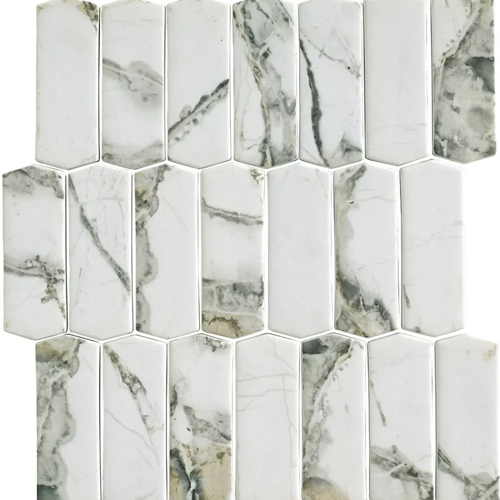 Lux Mosaic Mosaïque Pour Douche<Mosaïque Effet Marbre Silk Marmi 30x28,5 cm Intérieur/Extérieur