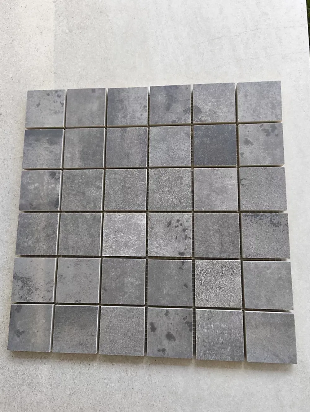Prissmacer Mosaïque effet oxide LIFE PLOMO 5x5 - plaque de 30x30 cm - 1cm épaisseur- Mosaïque Pour Douche|Mosaïque Pour Pièce À Vivre