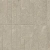 Ro'Ma Carrelage Mosaïque effet Pierre Calcaire Gris Ombre Stick 30x19,5x0,9 cm Mat Rocalta - Sol et mur intérieur (vendu par carton de 0,351 m²) -- Mosaïque Pour Pièce À Vivre|Mosaïque Pour Wc