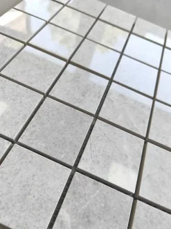Prissmacer Mosaïque Pour Douche|Mosaïque Pour Pièce À Vivre<Mosaïque effet pierre OLYMPIA PERLA 5x5 - plaque de 30x30 cm - 1cm épaisseur