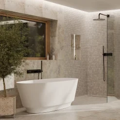 Ilcom Mosaïque<Mosaïque en céramique sur filet pour salle de bain ou cuisine 30cm x 30 cm - Trentino