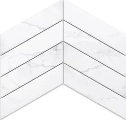 Ilcom Mosaïque en céramique sur filet pour salle de bain ou cuisine 31.6cm x 21.5cm - Marble spruce- Mosaïque Pour Douche
