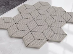 Ilcom Mosaïque Pour Douche|Mosaïque<Mosaïque en céramique sur filet pour salle de bain ou cuisine 25.5cm x 29.5cm - Kubrick