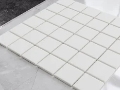 Ilcom Mosaïque en céramique sur filet pour salle de bain ou cuisine 30cm x 30cm - Dolomiti- Mosaïque|Mosaïque Pour Pièce À Vivre