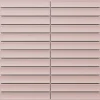 Ilcom Mosaïque en céramique sur filet pour salle de bain ou cuisine 29.5cm x 29cm - Matt pink piano- Mosaïque Pour Douche|Mosaïque