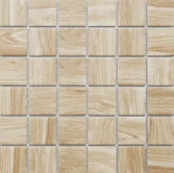 Ilcom Mosaïque Pour Salle De Bains<Mosaïque en céramique sur filet pour salle de bain ou cuisine 30.2 cm x 30.2 cm - Grain