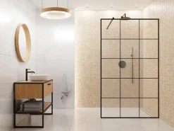 Ilcom Mosaïque Pour Salle De Bains<Mosaïque en céramique sur filet pour salle de bain ou cuisine 30.2 cm x 30.2 cm - Grain