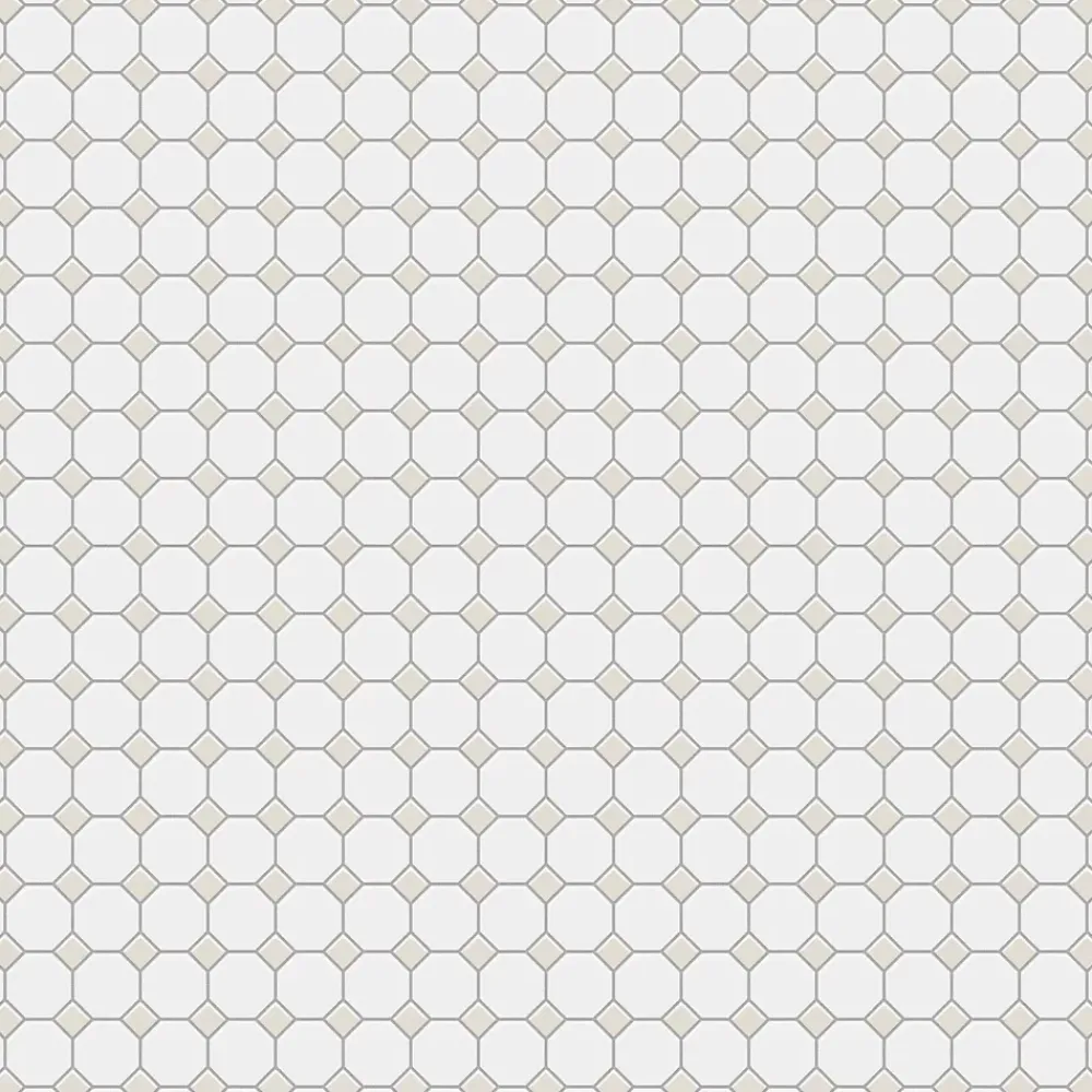 Ilcom Mosaïque<Mosaïque en céramique sur maille pour salle de bain ou cuisine 29.3cm x 29.3cm - Castel del Monte