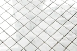 Ilcom Mosaïque Pour Douche|Mosaïque Pour Salle De Bains<Mosaïque en gres sur maille pour salle de bain ou cuisine 30 cm x 30 cm - Carrara