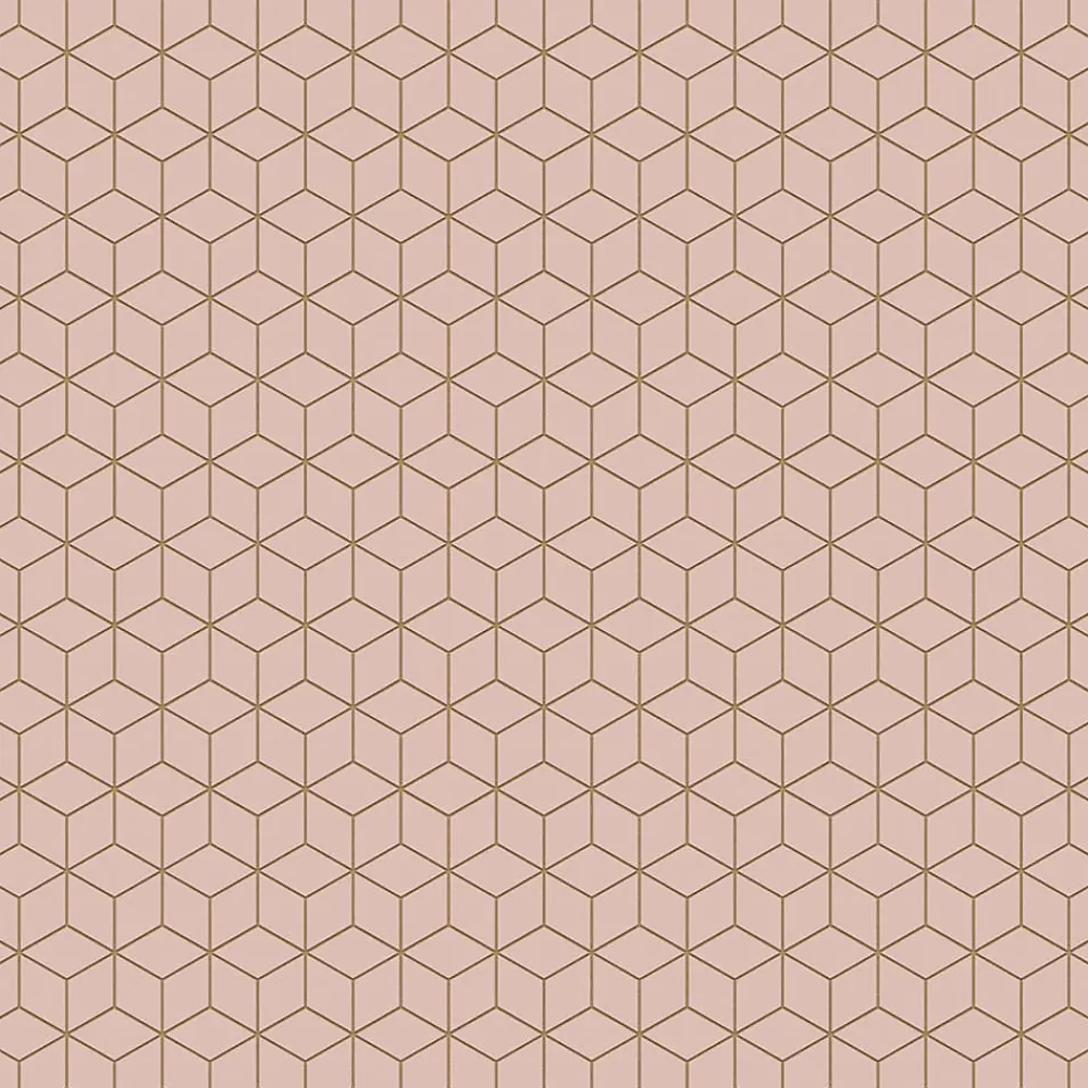 Ilcom Mosaïque en gres sur maille pour salle de bain ou cuisine 26.5 cm x 30.5 cm - Pink diamond romb- Mosaïque Pour Douche