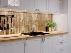 Ilcom Mosaïque|Mosaïque Pour Salle De Bains<Mosaïque en gres sur maille pour salle de bain ou cuisine 25.3 cm x 28.6 cm - Cypress
