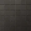 Ilcom Mosaïque en gres sur maille pour salle de bain ou cuisine 29.9 cm x 29.9 cm - Big black cubes- Mosaïque