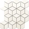 Ilcom Mosaïque en gres sur maille pour salle de bain ou cuisine 30.5 cm x 26.5 cm - Milky way- Mosaïque Pour Douche