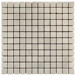 Albedo Pierre Mosaïque Pour Douche|Mosaïque Pour Pièce À Vivre<Mosaïque en Marbre Beige Vieilli 2,3x2,3x1cm