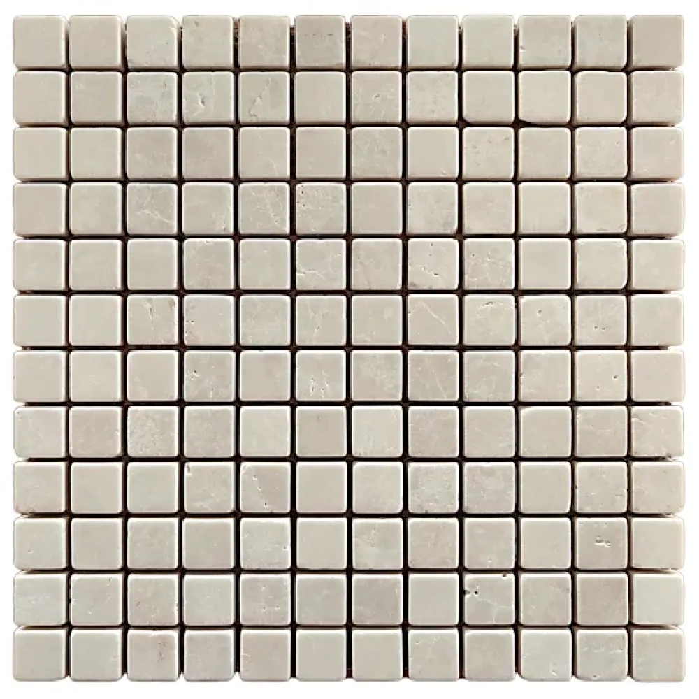 Albedo Pierre Mosaïque Pour Douche|Mosaïque Pour Pièce À Vivre<Mosaïque en Marbre Beige Vieilli 2,3x2,3x1cm