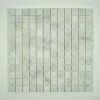 Albedo Pierre Mosaïque en Marbre Blanc Vieilli - 2,3x2,3x1 CM- Travertin