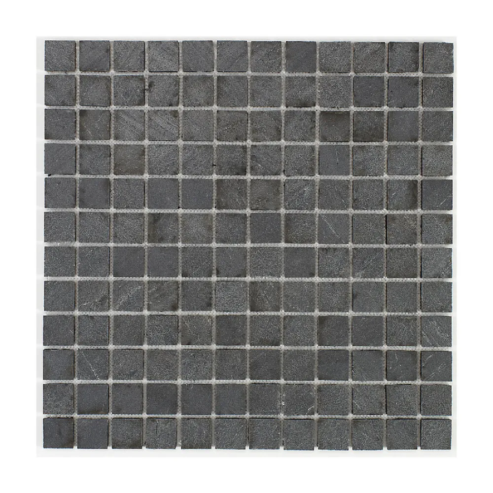 U-tile Mosaïque en pierre naturelle 30 x 30 cm - carreau 2,5 x 2,5 cm graphite noir- Mosaïque Pour Douche|Mosaïque Pour Salle De Bains