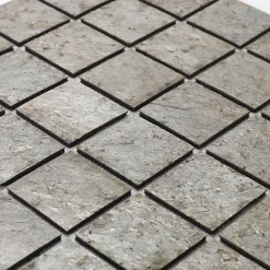 U-tile Mosaïque Pour Wc<Mosaïque en pierre naturelle 100 x 50 cm - carreau 5 x 5 cm cuivre