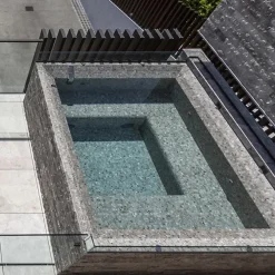 Aelle Carrelage Mosaïque Pour Douche<Mosaïque en pâte de verre aspect marbre gris/noir mate 2,5x2,5 cm ZEN FIOR DI BOSCO