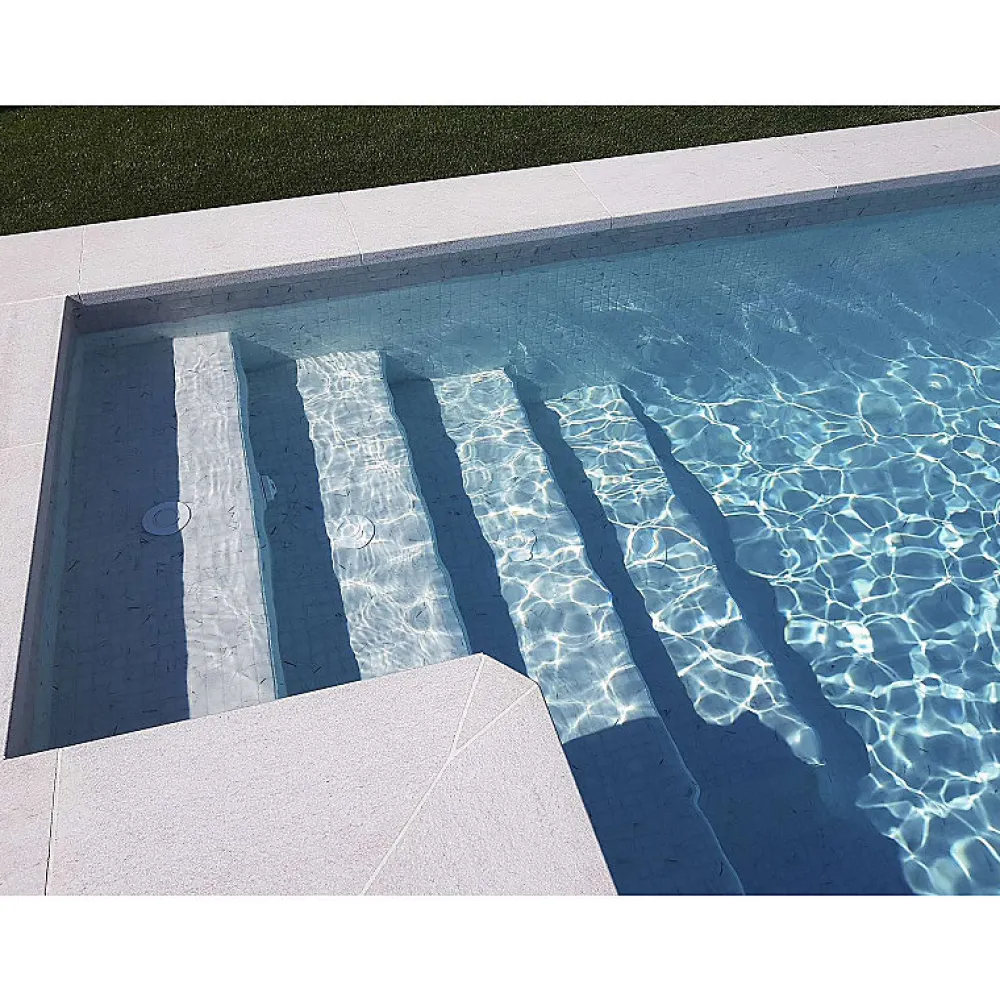 Aelle Carrelage Mosaïque Pour Salle De Bains<Mosaïque en pâte de verre aspect marbre mate 2,5x2,5 cm ZEN CARRARA