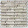 Albedo Pierre Mosaïque<Mosaïque en Travertin Blanc Ivoire Vieilli -Stripe 1,5 - 0,8 CM