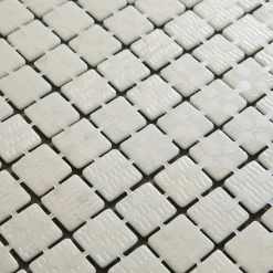 Ilcom Mosaïque en verre pressé pour piscines, bains et saunas 32.5 cm x 51.5 cm - Lagoon- Mosaïque Pour Pièce À Vivre|Mosaïque Pour Wc
