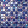 Ilcom Mosaïque en verre pressé sur maille pour piscine 32.5cm x 51.5cm - Alves Blend Cobalt (0,167m²)- Mosaïque Pour Salle De Bains