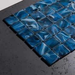 Ilcom Mosaïque Pour Salle De Bains<Mosaïque en verre pressé sur maille pour piscine 31.5cm x 47.7cm - Modena Mexico Pool (0,151m²)