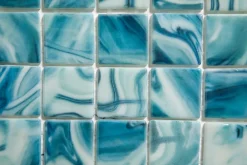 Ilcom Mosaïque Pour Salle De Bains|Mosaïque Pour Douche<Mosaïque en verre pressé sur maille pour piscine 31.5cm x 47.7cm - Modena Como Pool (0,151m²)