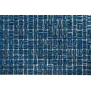 Ilcom Mosaïque en verre pressé sur maille pour piscine 32.5cm x 51.5cm - Veneto Ocean Blue (0,167m²)- Mosaïque Pour Pièce À Vivre