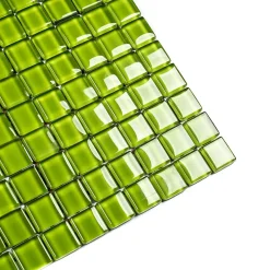 Ilcom Mosaïque<Mosaïque en verre sur filet pour salle de bain ou cuisine 30 cm x 30 cm - Mojito