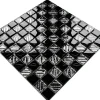 Ilcom Mosaïque Pour Pièce À Vivre|Mosaïque Pour Salle De Bains<Mosaïque en verre sur filet pour salle de bain ou cuisine 30 cm x 30 cm - Black chess