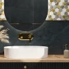Ilcom Mosaïque|Mosaïque Pour Pièce À Vivre<Mosaïque en verre sur filet pour salle de bain et cuisine 30.3 cm x 30 cm - White Lava