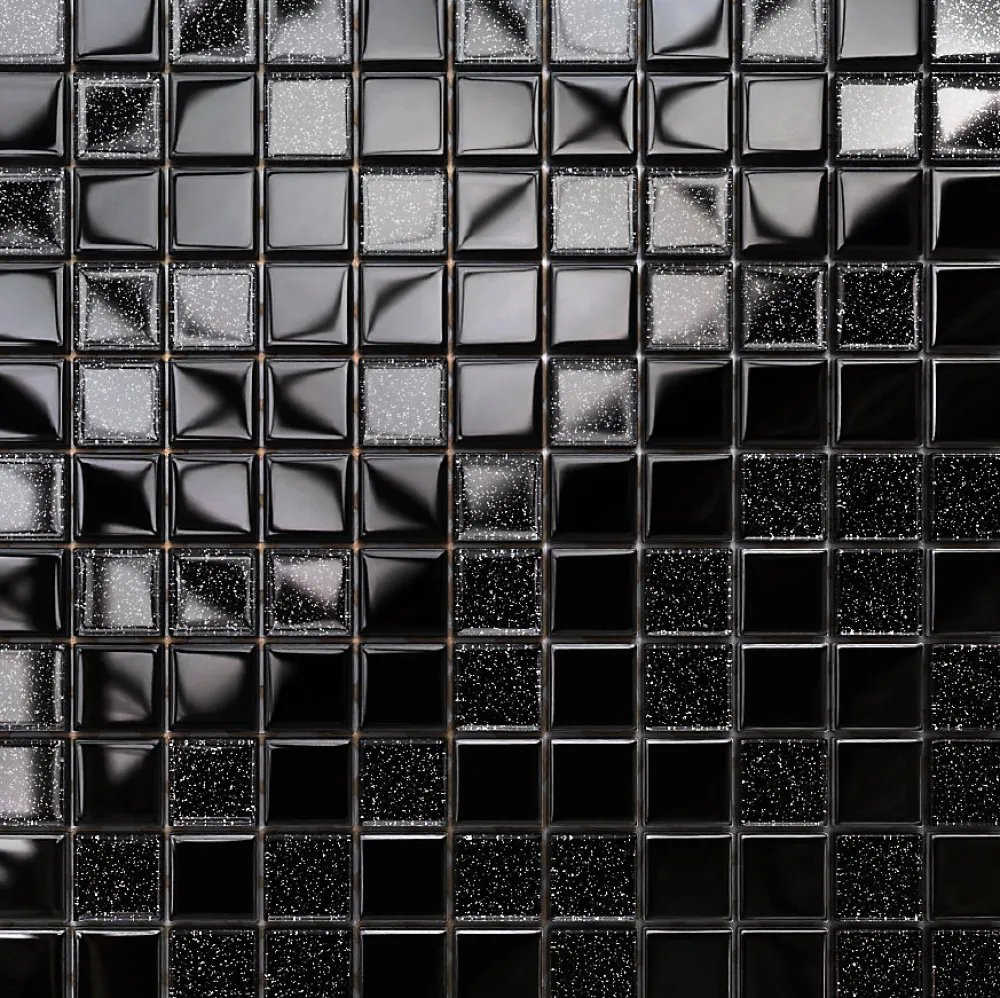 Ilcom Mosaïque Pour Wc<Mosaïque en verre sur filet pour salle de bain ou cuisine 30 cm x 30 cm - Obsession