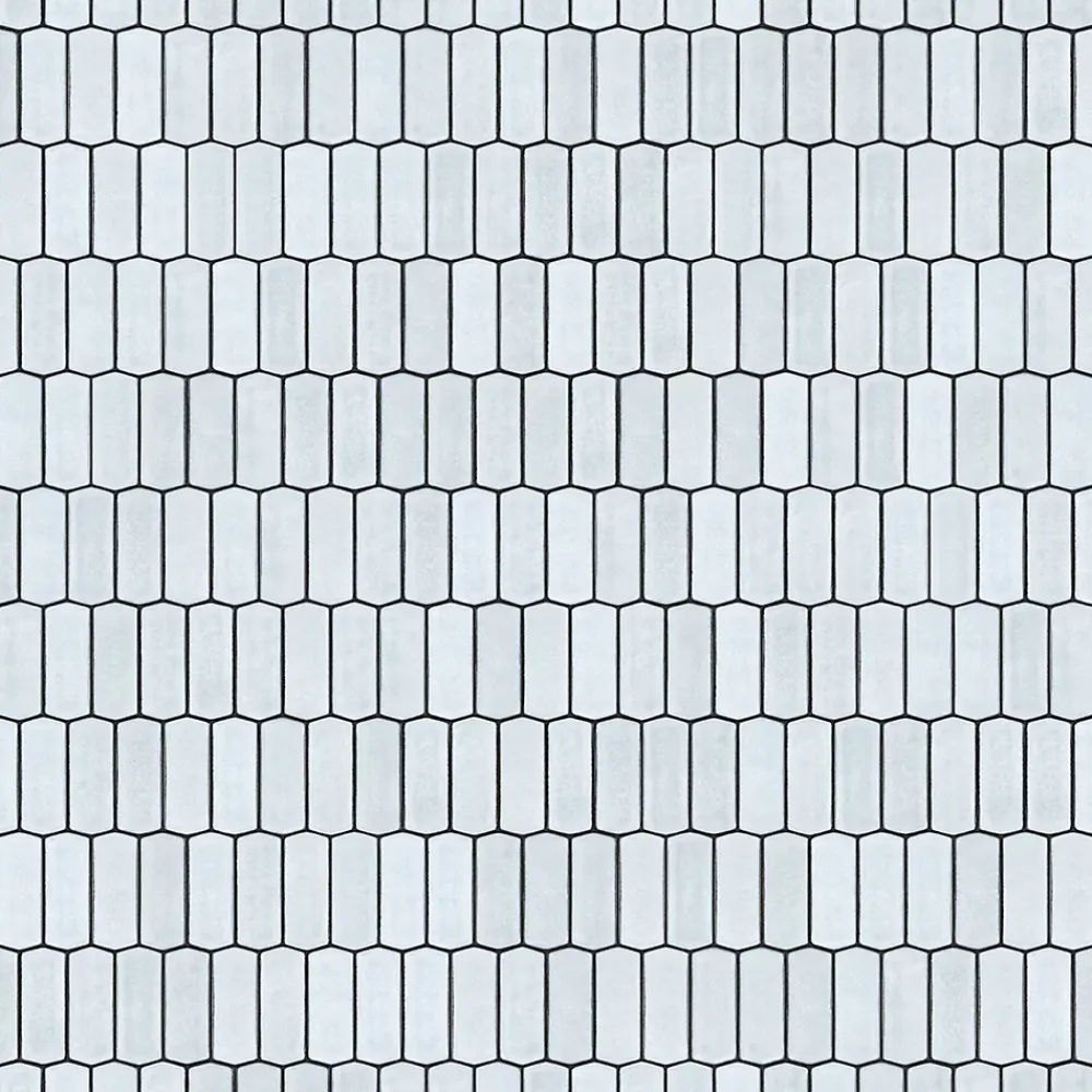 Ilcom Mosaïque en verre sur maille pour salle de bain ou cuisine 29.7cm x 28.8cm - Caotic grey- Mosaïque Pour Douche