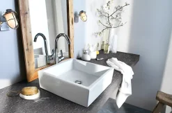 GoodHome Mosaïque Pour Salle De Bains<Mosaïque gris clair 30x30cm Blue stone