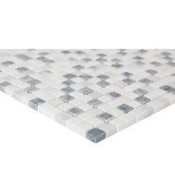 GoodHome Mosaïque|Mosaïque Pour Douche<Mosaïque gris clair 30x30cm Ikarai