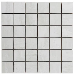 GoodHome Mosaïque gris 30x30cm Soft travertin- Mosaïque Pour Douche|Mosaïque Pour Salle De Bains